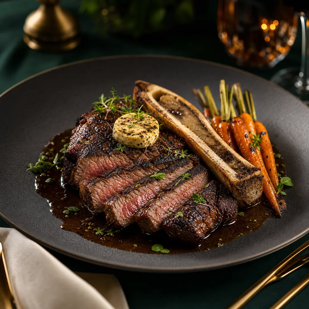 Charcoal ribeye